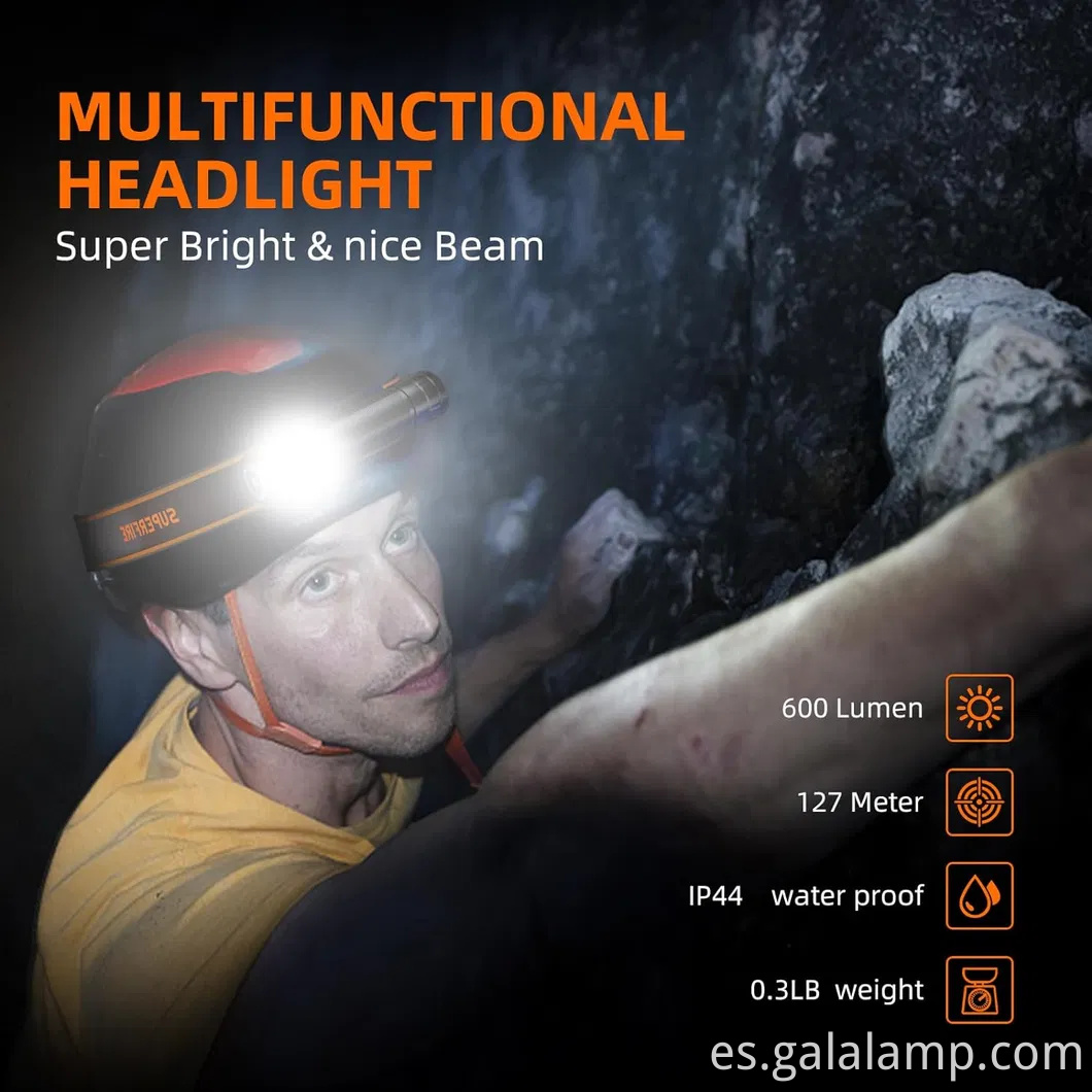 Luz de campamento LED de clip compacta para uso al aire libre